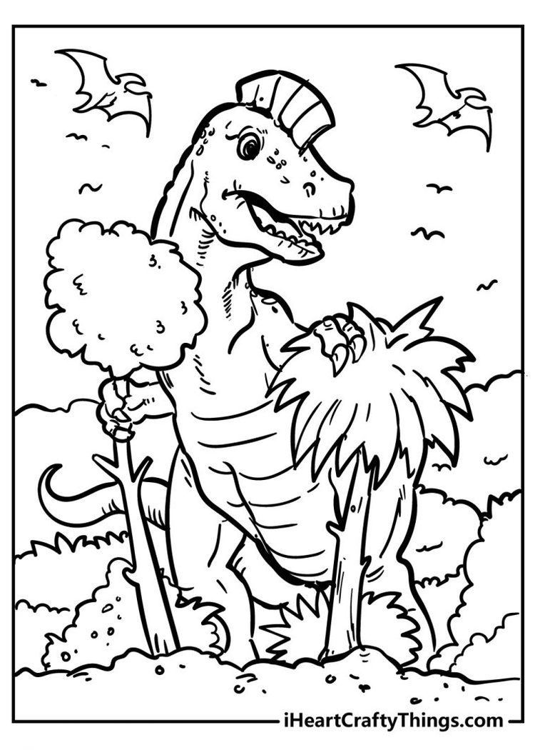 100 Dinosaur Coloring Pages 100 Free Printables 