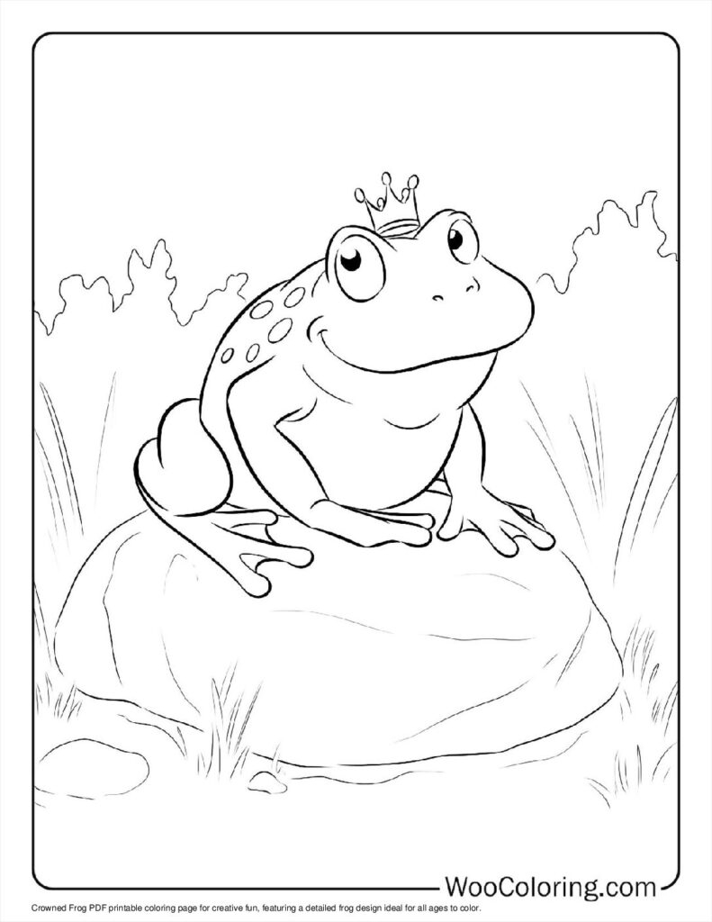 100 Frog Coloring Pages Free PDF To Print Woo Coloring