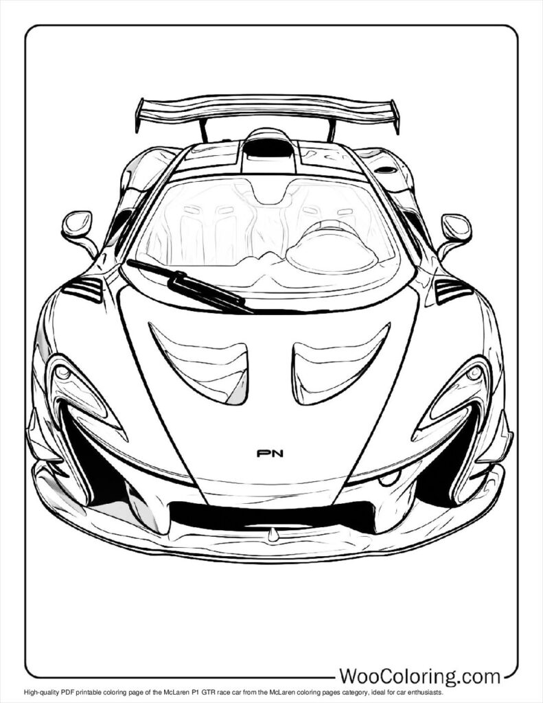colouring pages racing cars