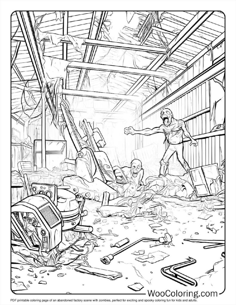 100 Zombie Coloring Pages Free PDF To Print Woo Coloring 100 Zombie Coloring Pages Free PDF To Print Woo Coloring
