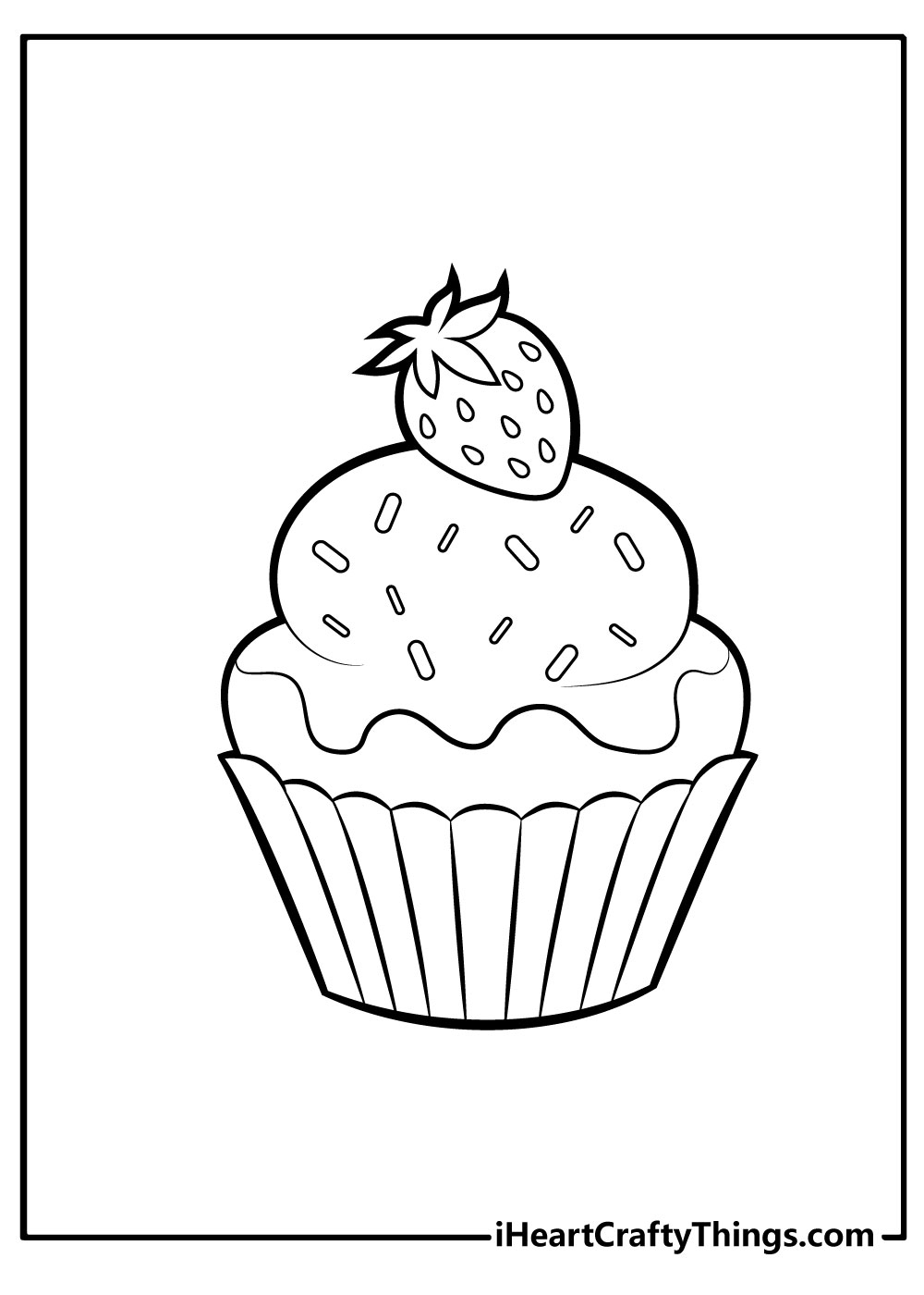 15 Cupcake Coloring Pages 100 Free Printables 