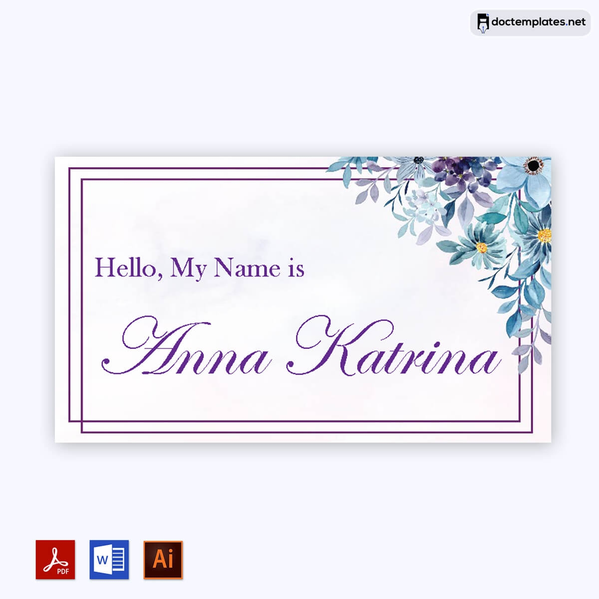 18 FREE Employee Name Tag Templates