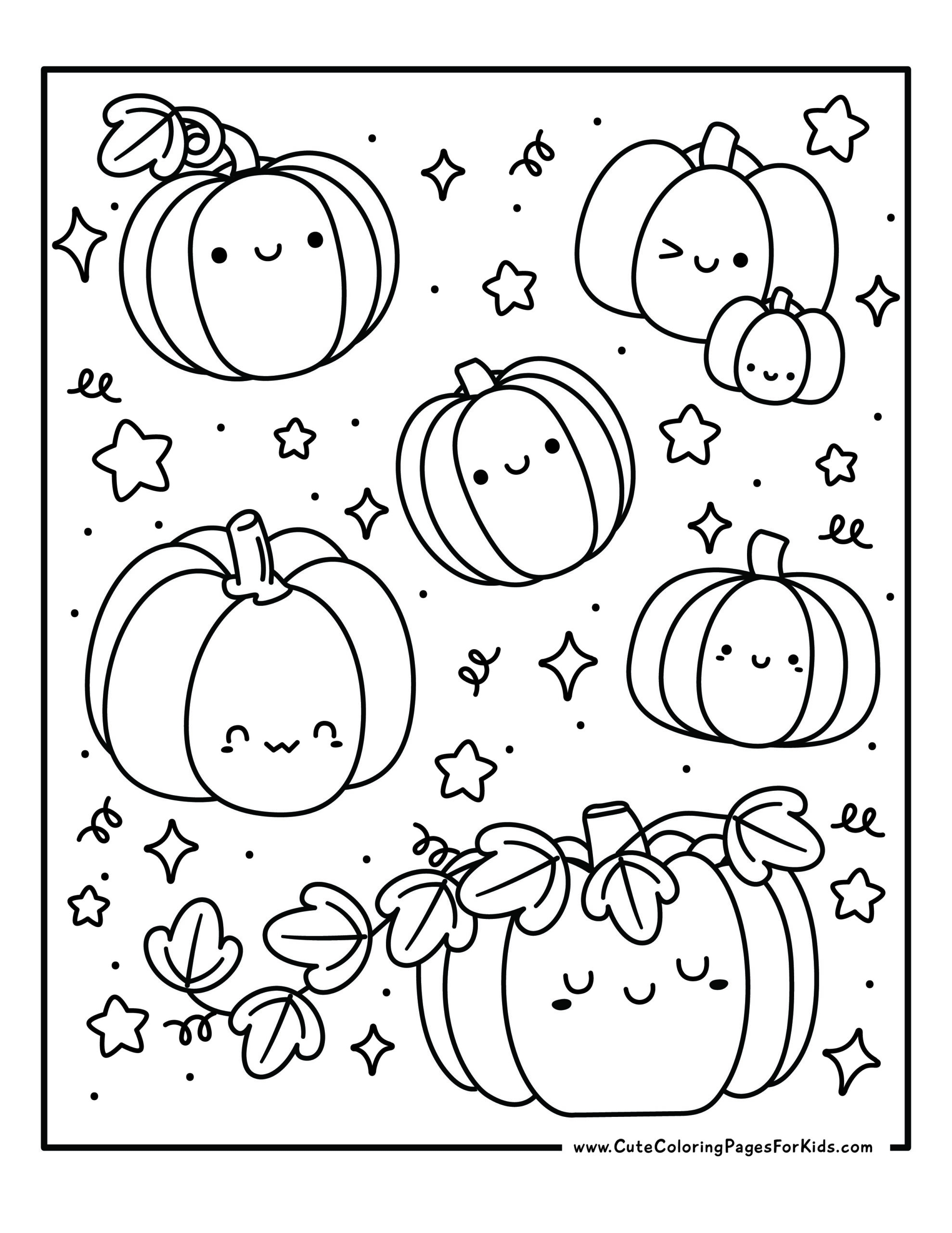 free pumpkin coloring pages
