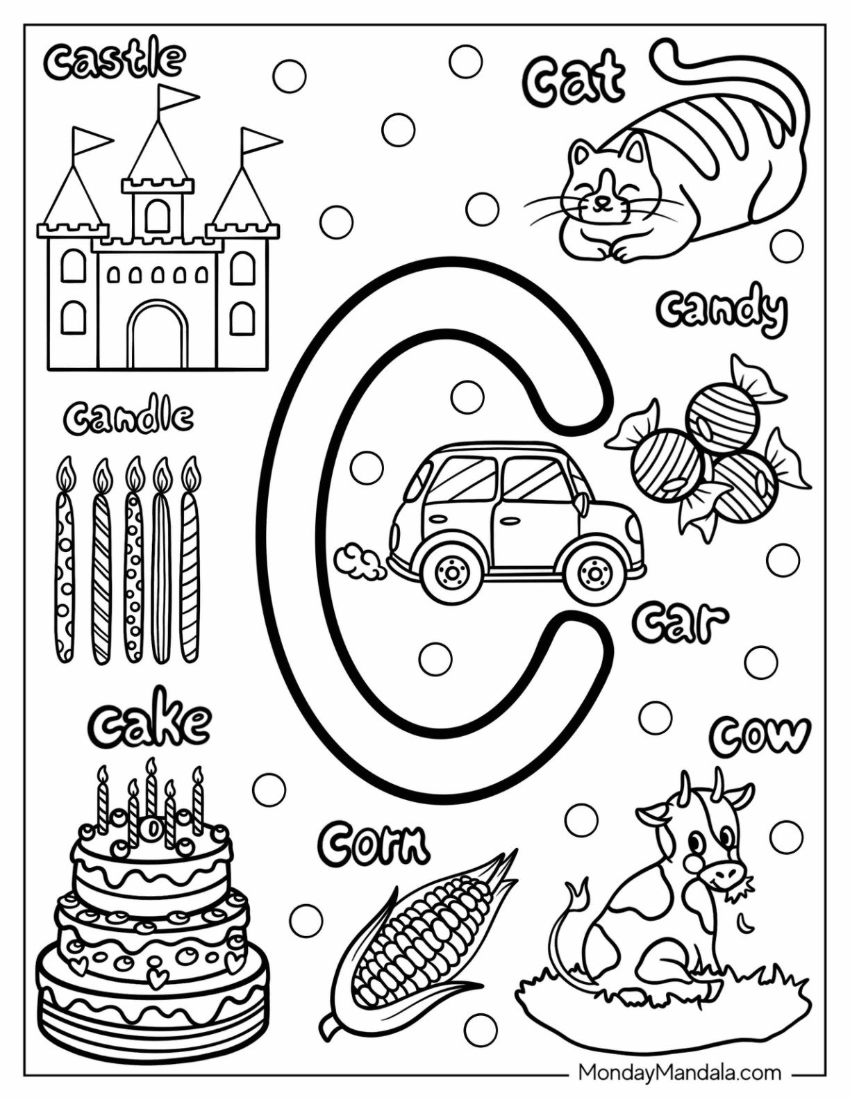 20 Letter C Coloring Pages Free PDF Printables 20 Letter C Coloring Pages Free PDF Printables