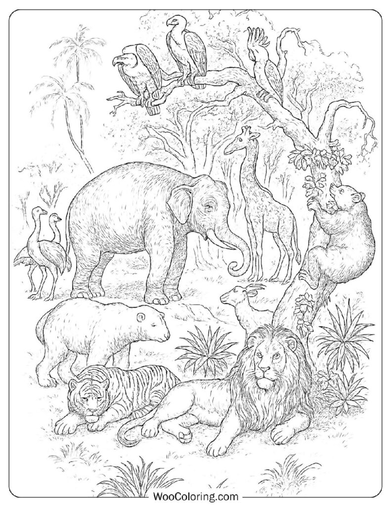 realistic coloring pages for adults