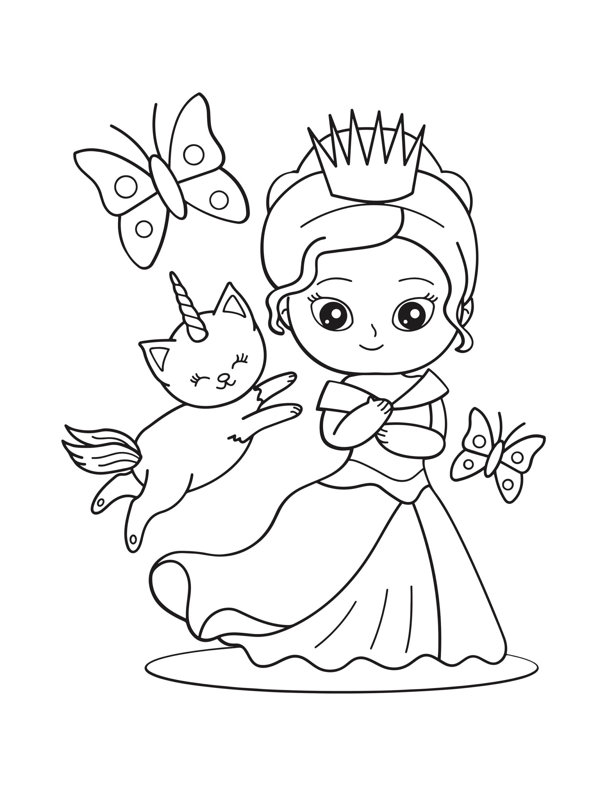 pictures to color princess