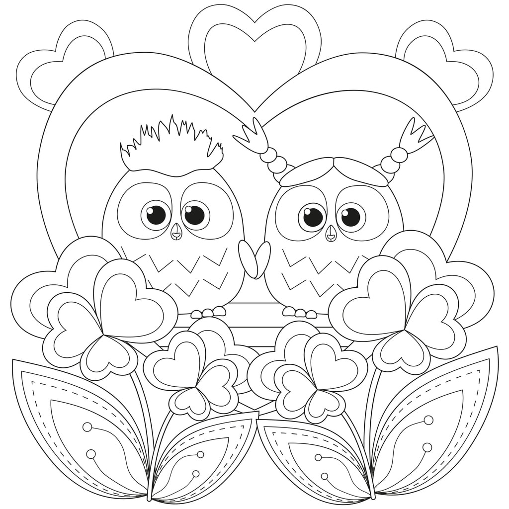 free valentine coloring sheets