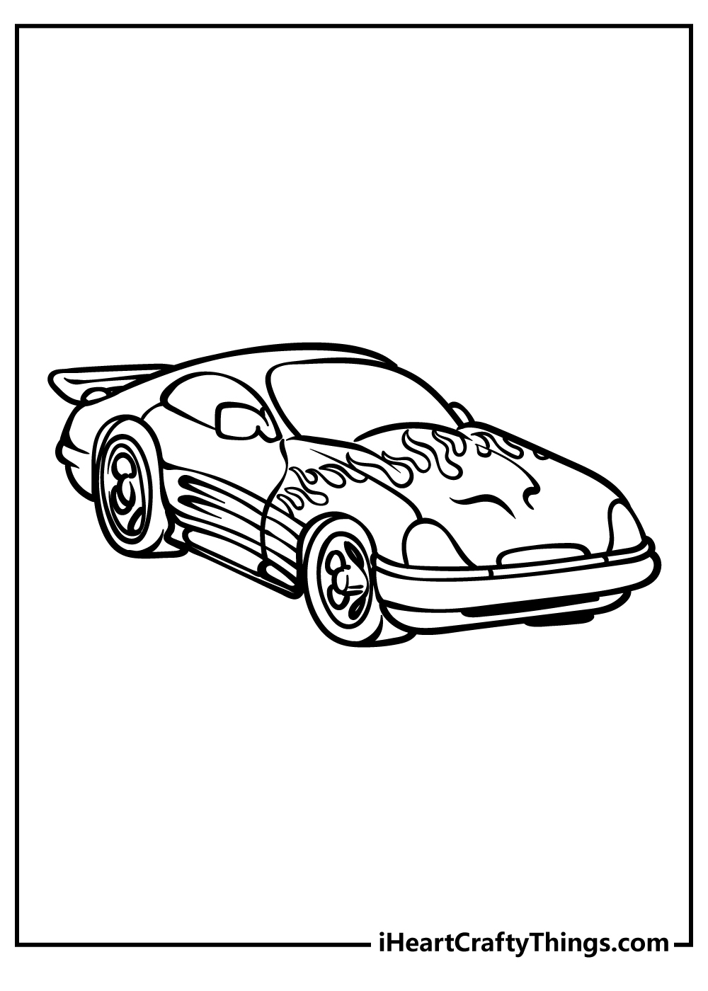 race car coloring sheets