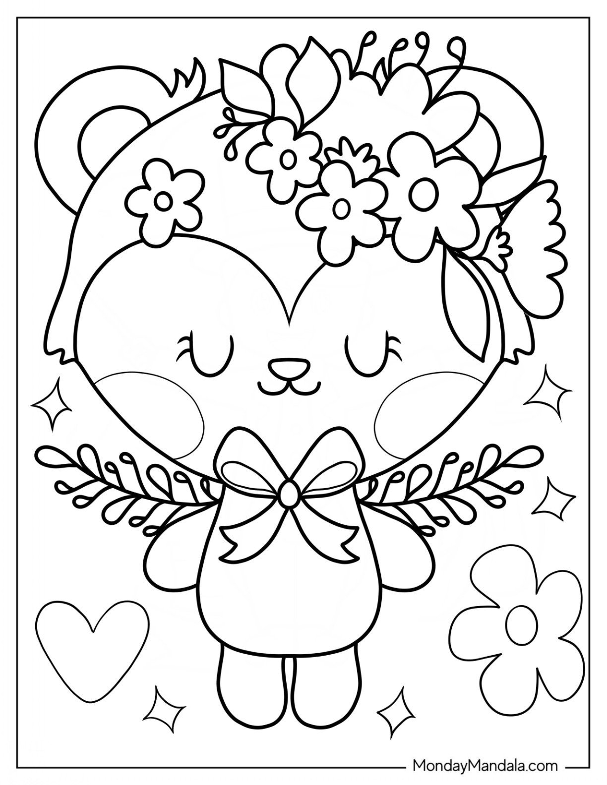 spring coloring pages printable pdf