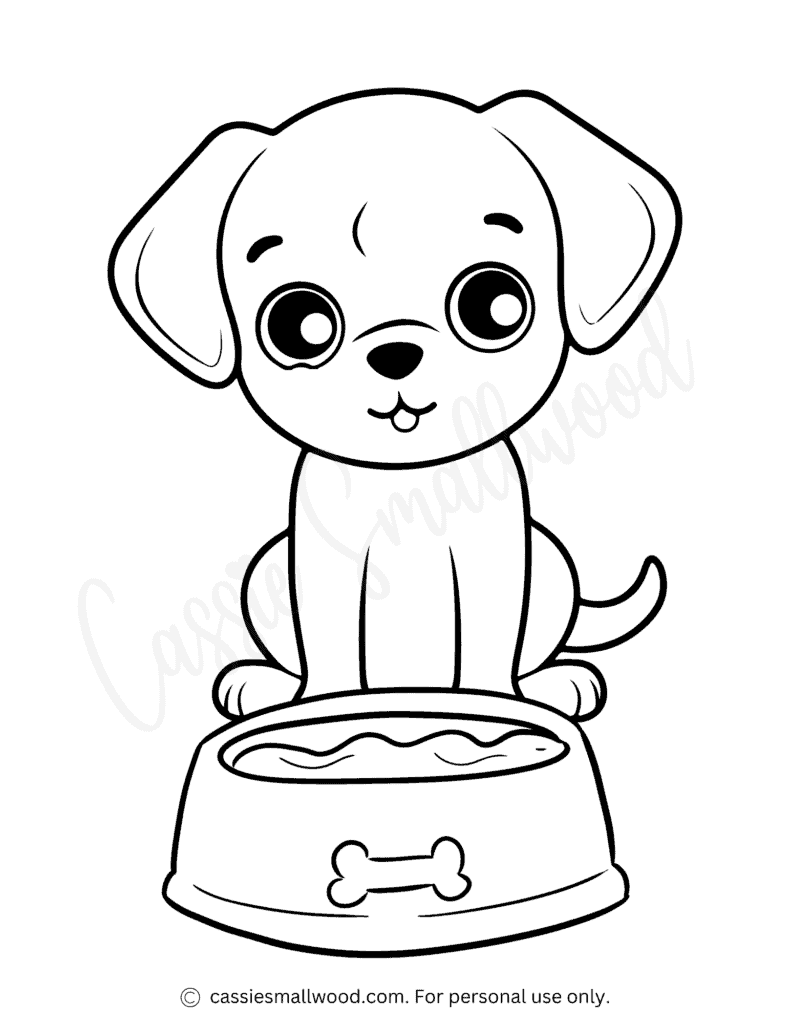 doggy pictures to color