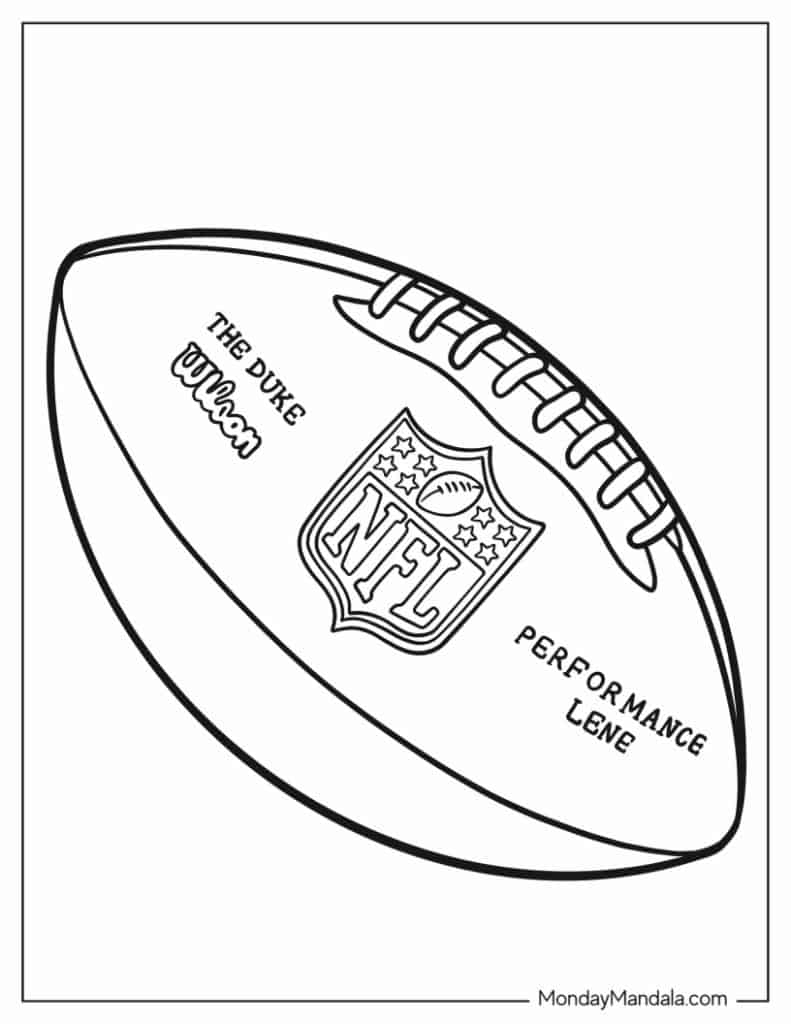 nfl logo coloring sheets