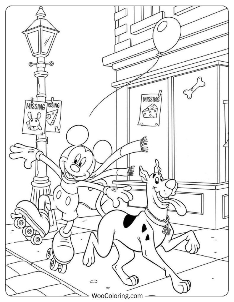 48 Mickey Mouse Coloring Pages Free PDF To Print Woo Coloring