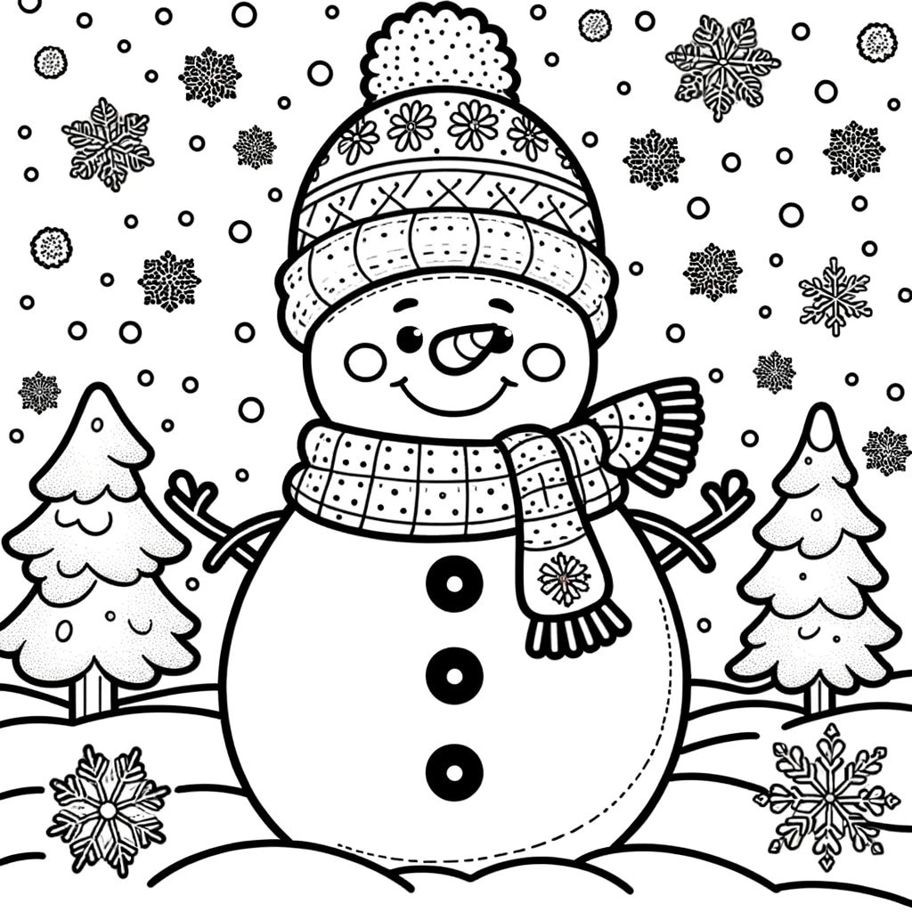printable winter coloring pages
