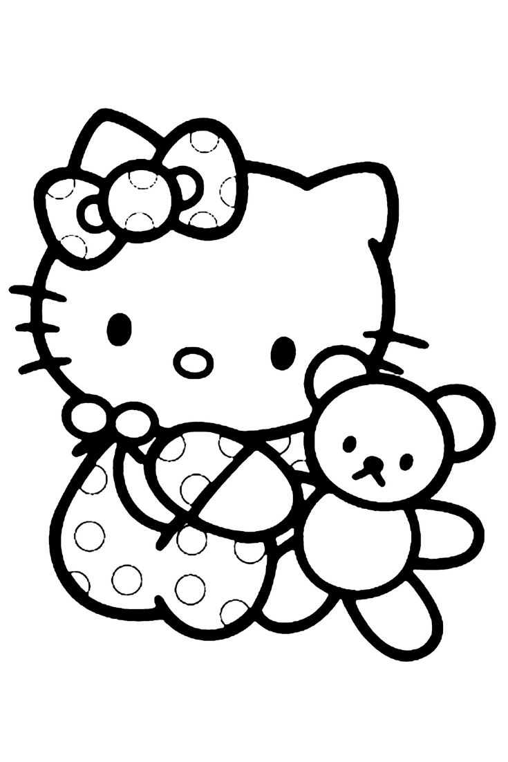 50 Hello Kitty Coloring Pages For Kids