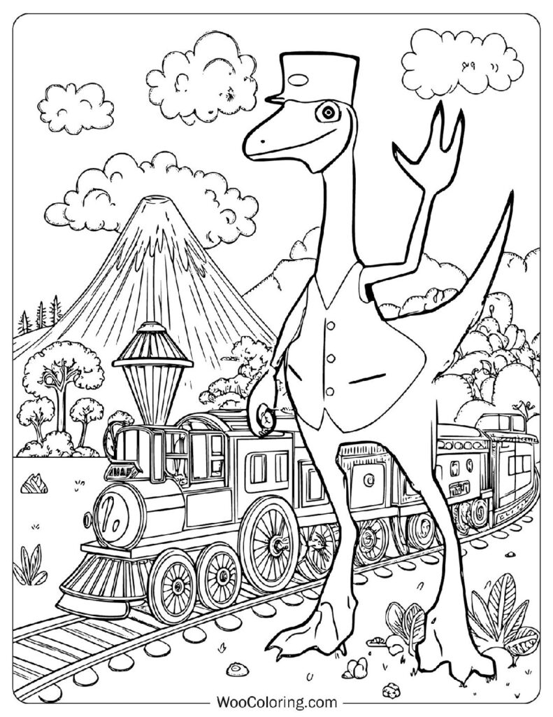 dinosaur coloring in pictures