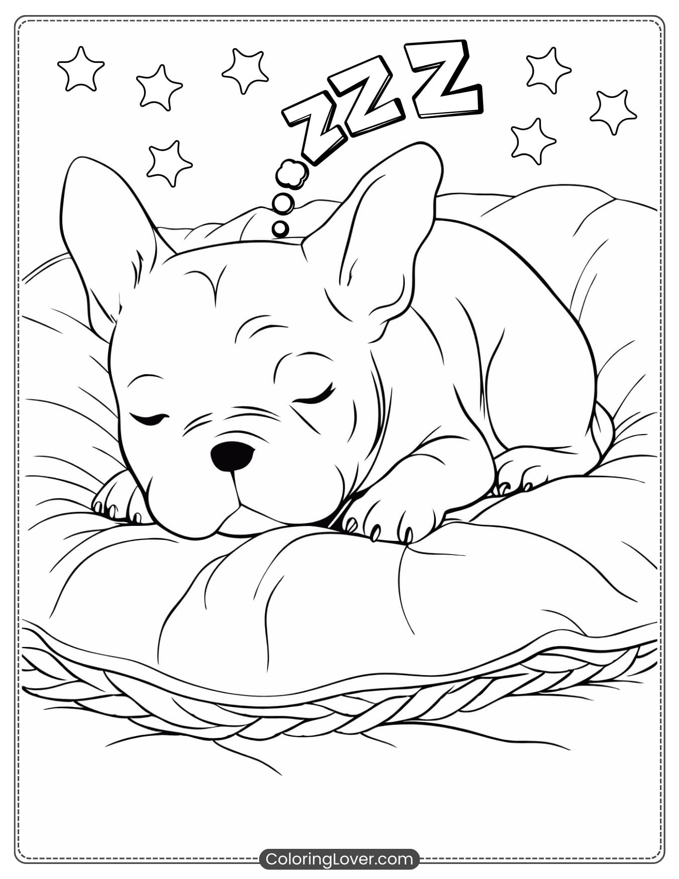 cute coloring pictures of puppies