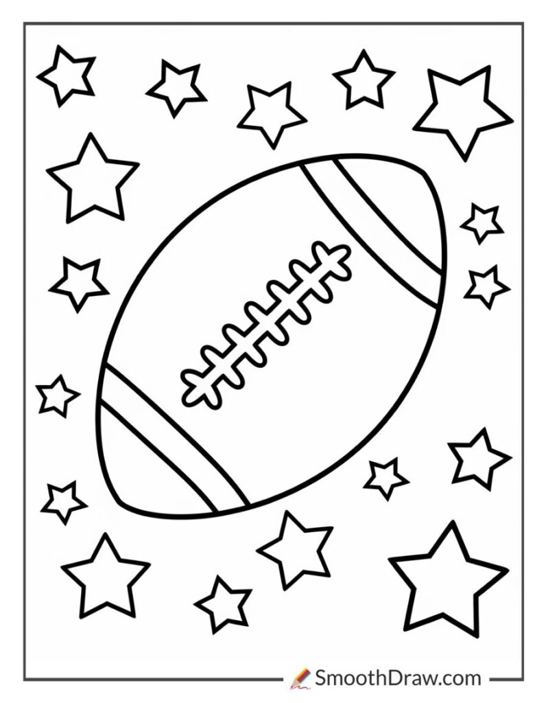 53 Football Coloring Pages Smooth Draw 53 Football Coloring Pages Smooth Draw