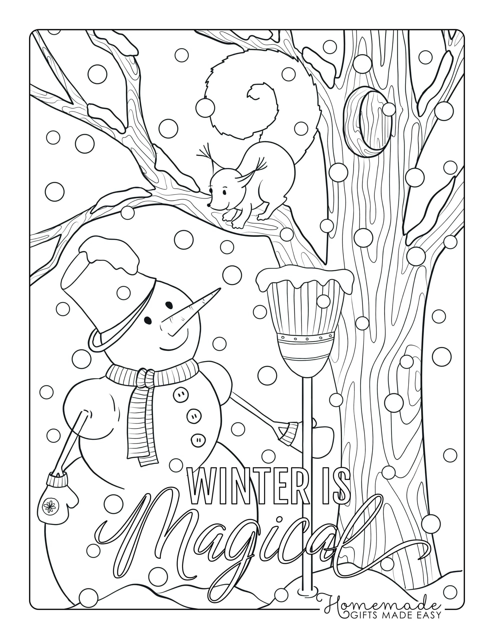 57 Free Winter Coloring Pages For Adults Happier Human 57 Free Winter Coloring Pages For Adults Happier Human