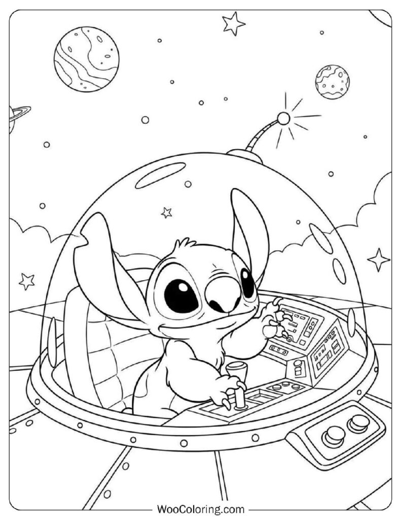 60 Lilo Stitch Coloring Pages Free PDF To Print Woo Coloring