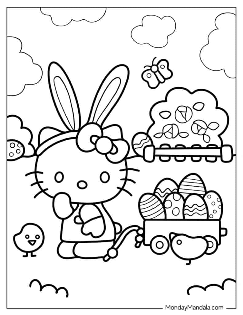 hello kitty coloring book