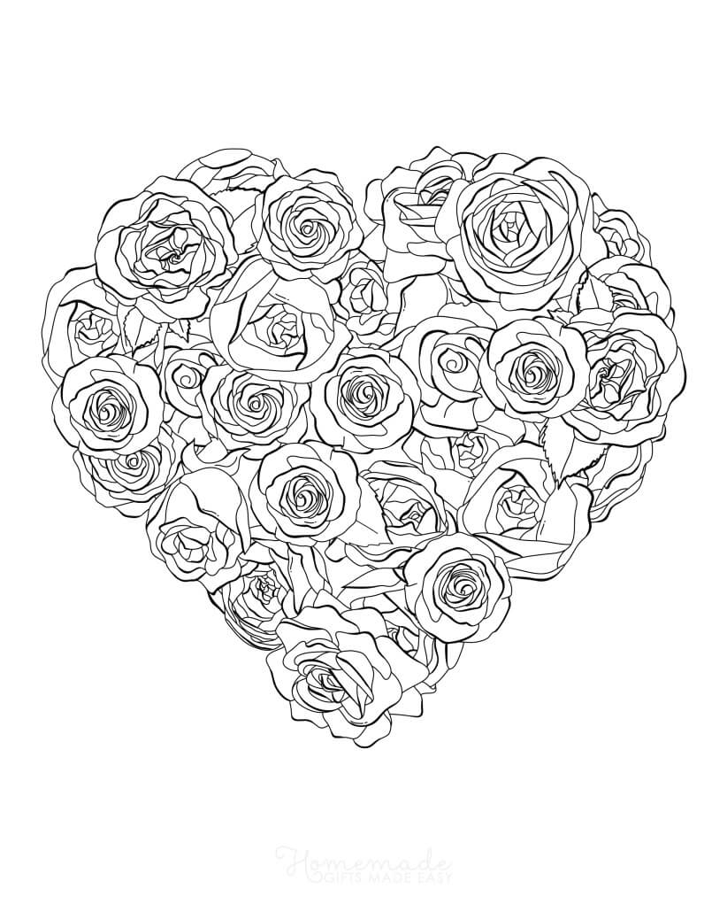 valentine's day coloring pages