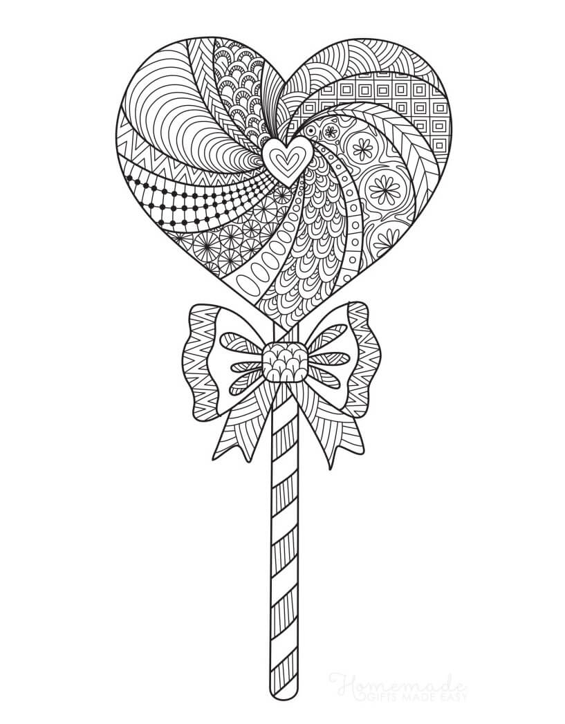 71 Printable Valentine s Day Coloring Pages For Adults Happier Human