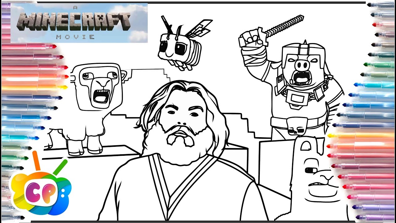 A Minecraft Movie Minecraft Coloring Pages LXNGVX Warriyo Mortals Funk Remix NCS YouTube