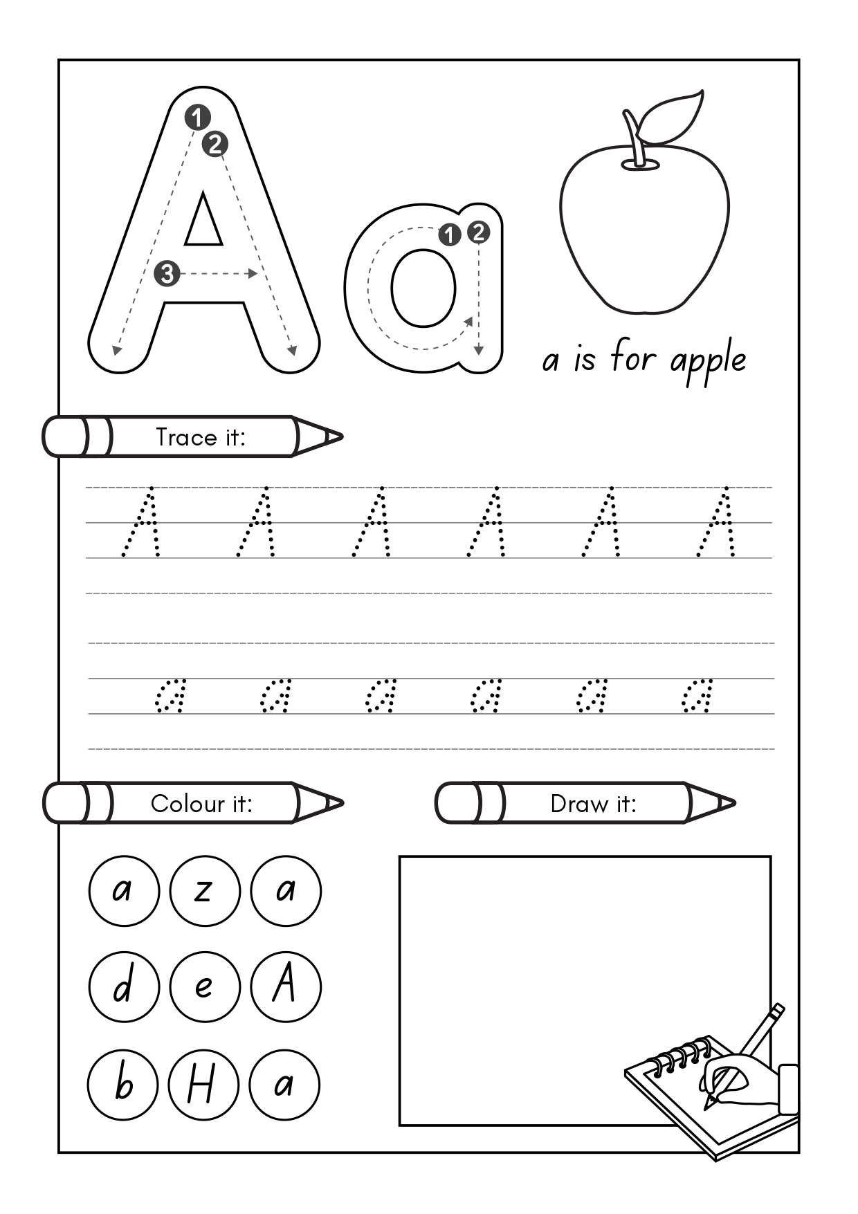 learning the alphabet worksheets learning the alphabet worksheets