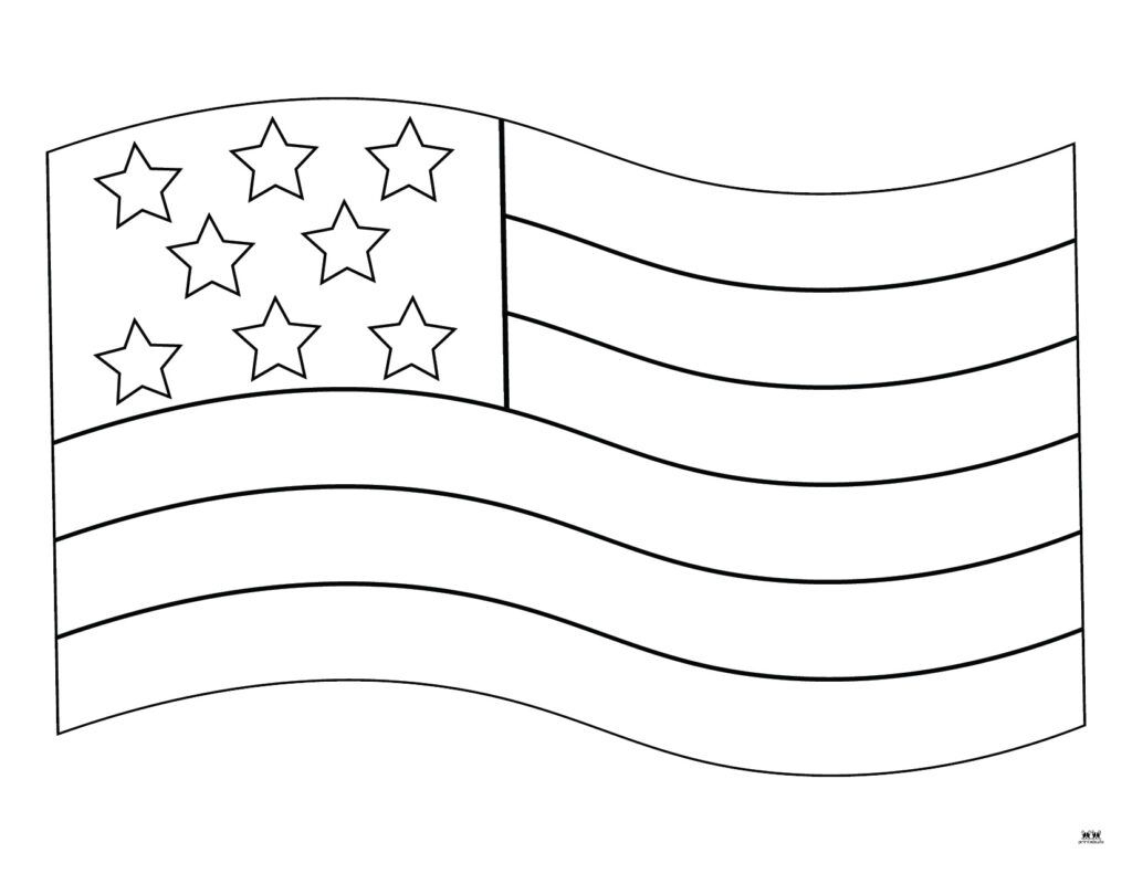 American Flag Coloring Pages amp Templates 20 FREE Pages Printabulls Worksheets Library