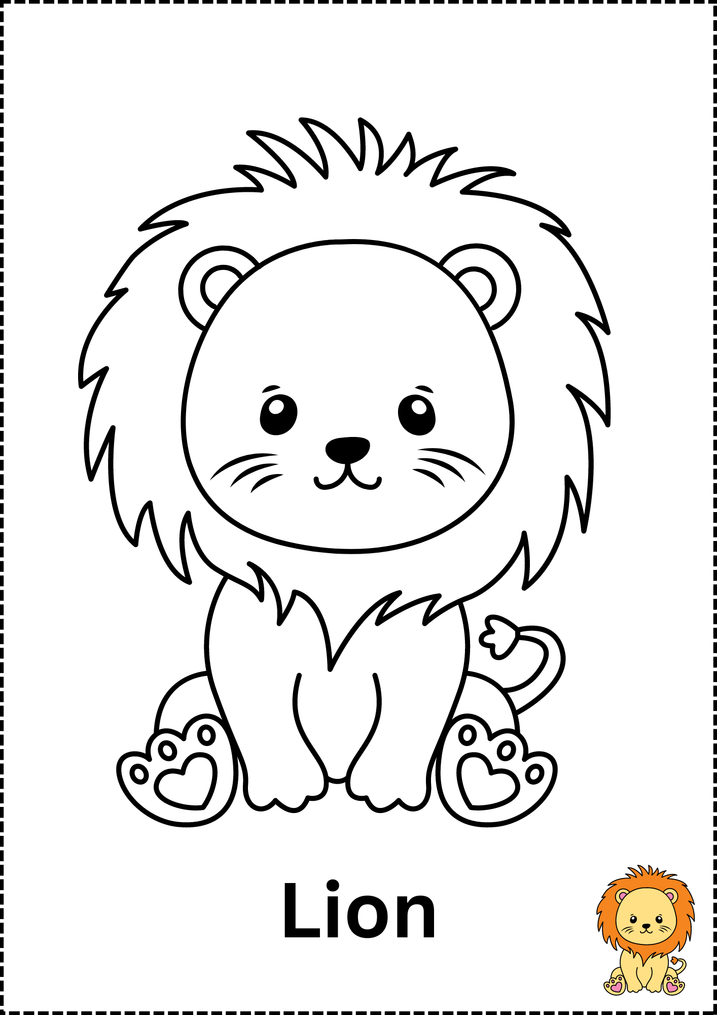animal coloring pictures printable