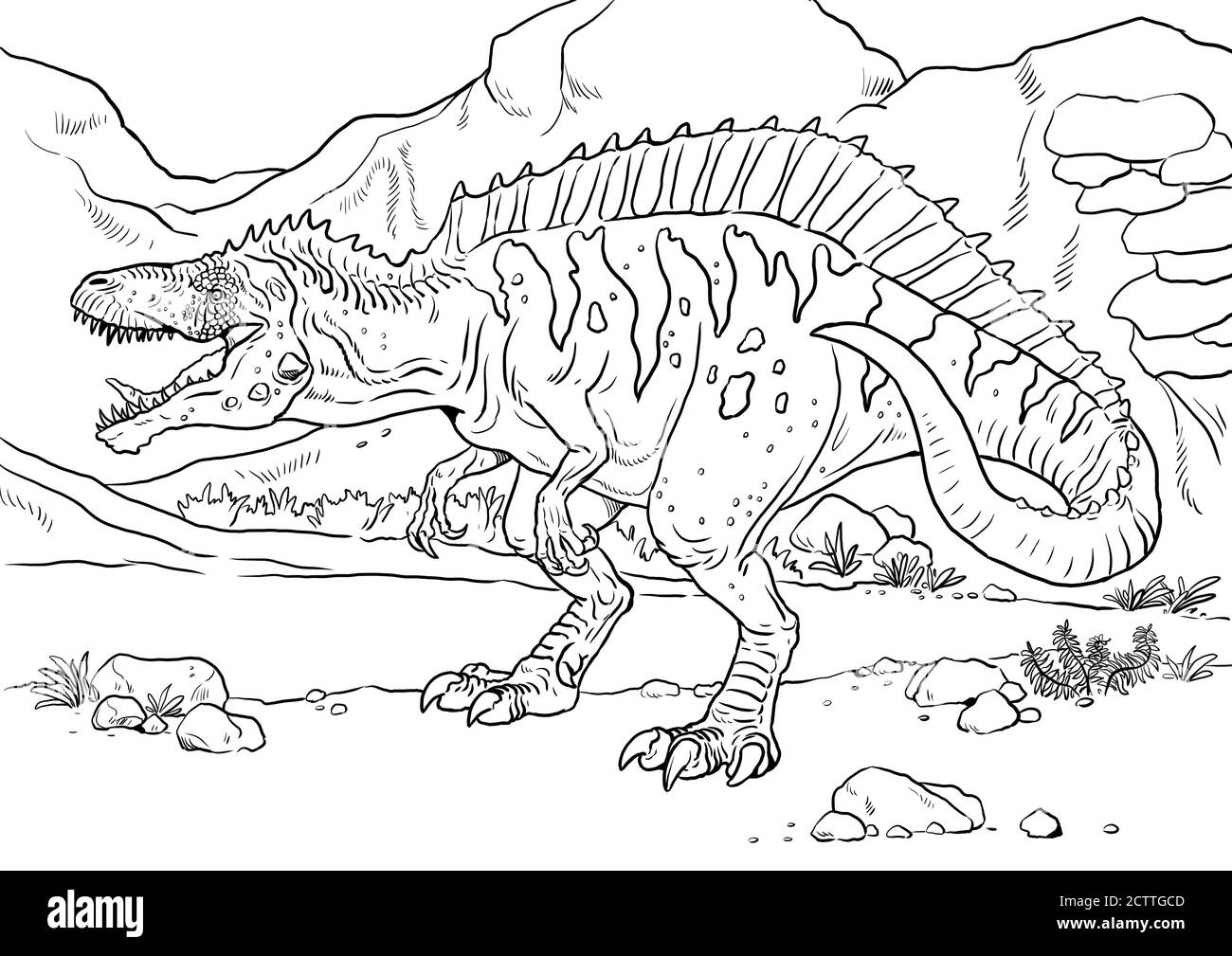 coloring sheets of dinosaurs