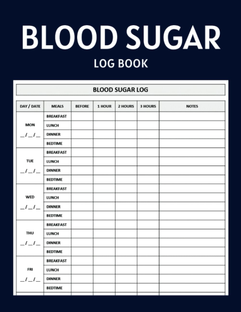 Blood Sugar Log Book Simple Diabetes Log Book To Record And Track Blood Sugar Levels Timeless Simple Press Amazon de Books