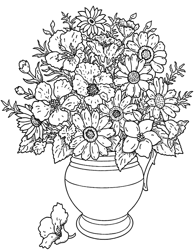 color sheets of flowers