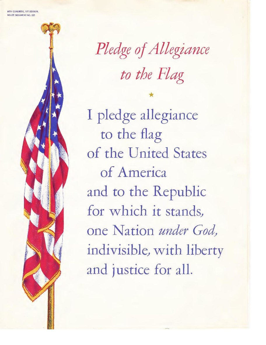 pledge of allegiance words pdf