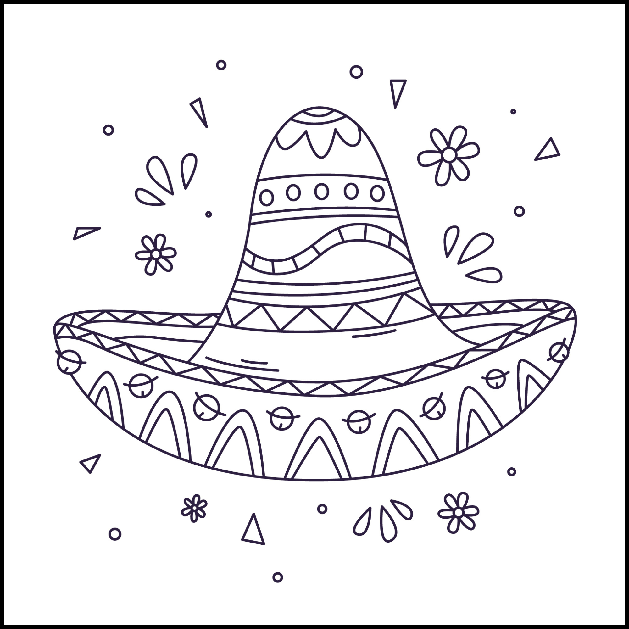 Cinco De Mayo Coloring Page Mexican Coloring Page Made By Teachers