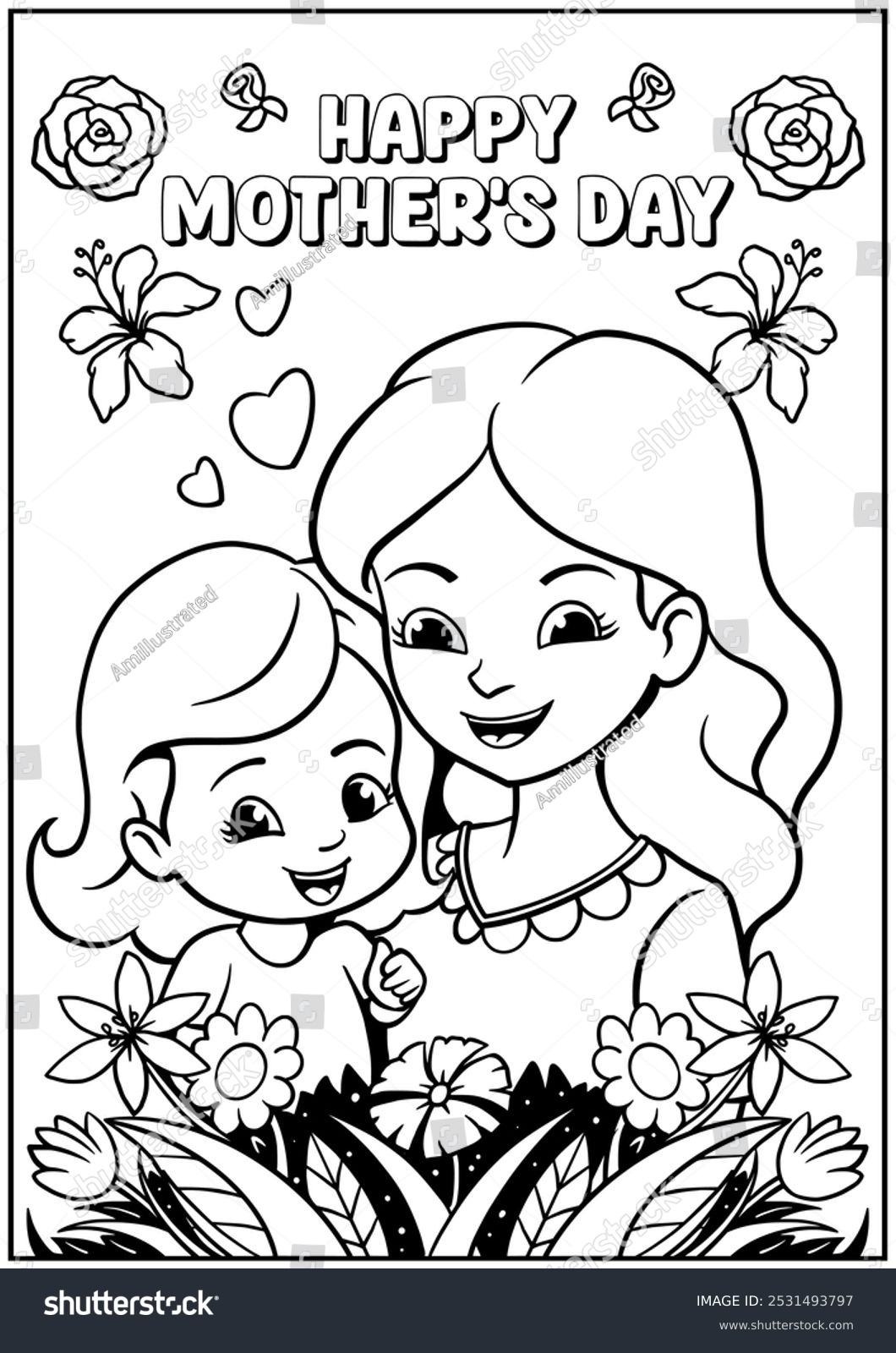 color sheets for mother's day