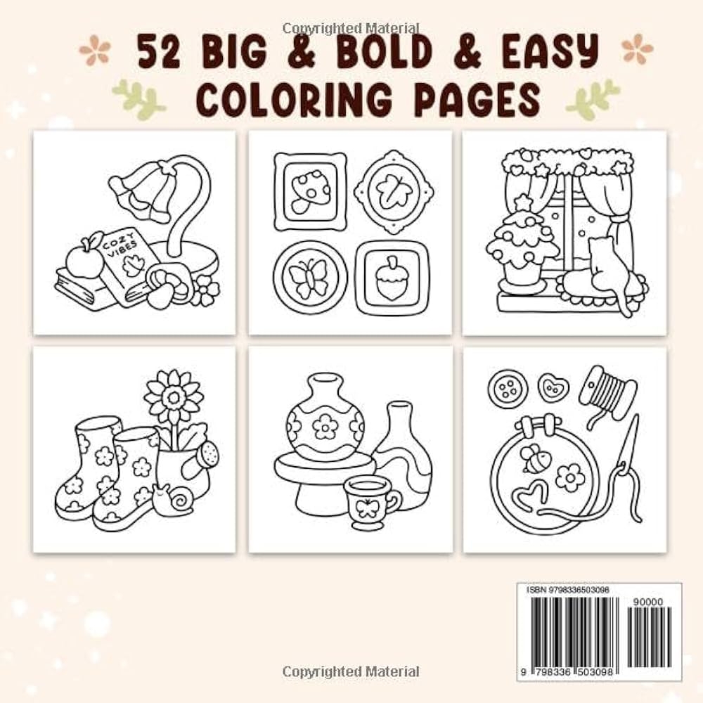 Cozy Cute Coloring Book For Adults And Teens Bold And Easy Designs For Relaxation With Hygge Inspirations Bold Easy Coloring Wyo Coco Amazon de B cher