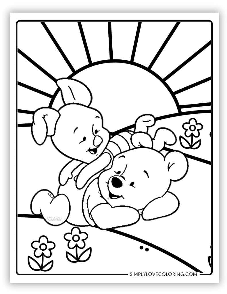 colouring pages printable disney