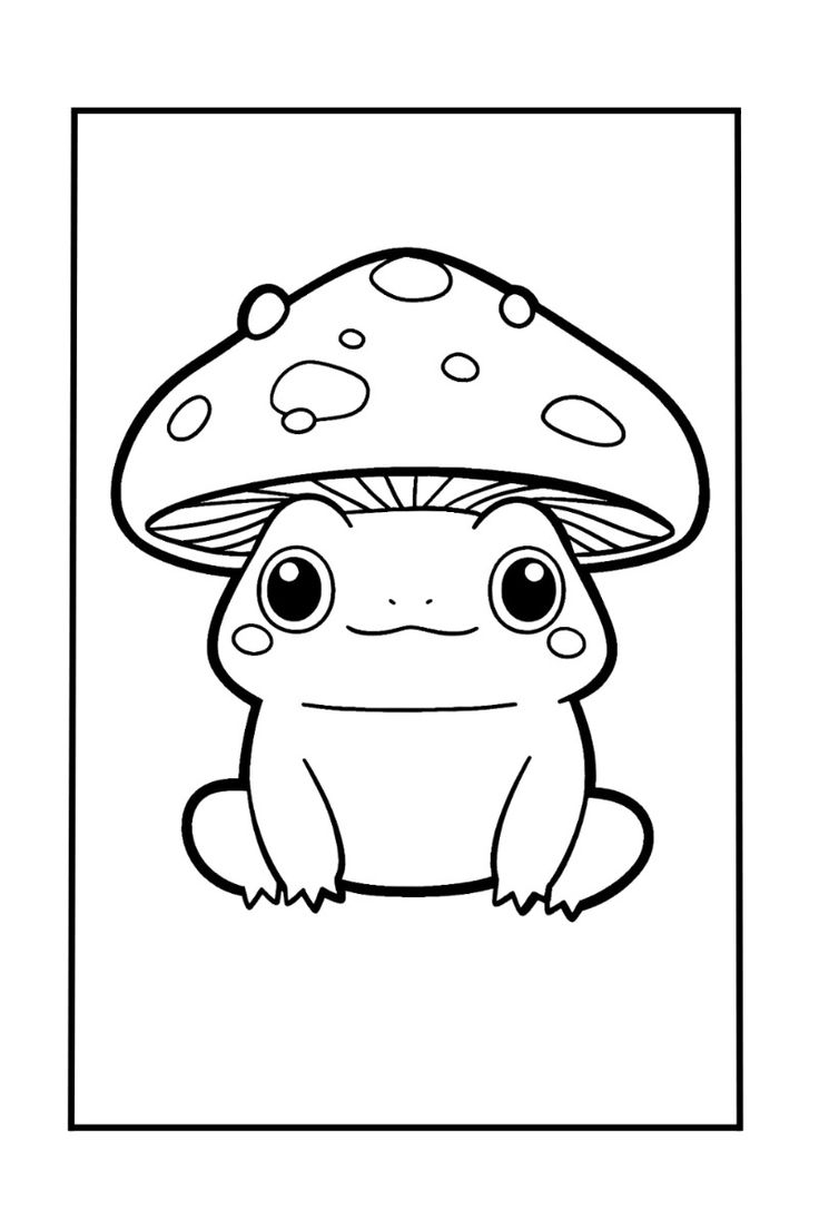 frog pictures to color