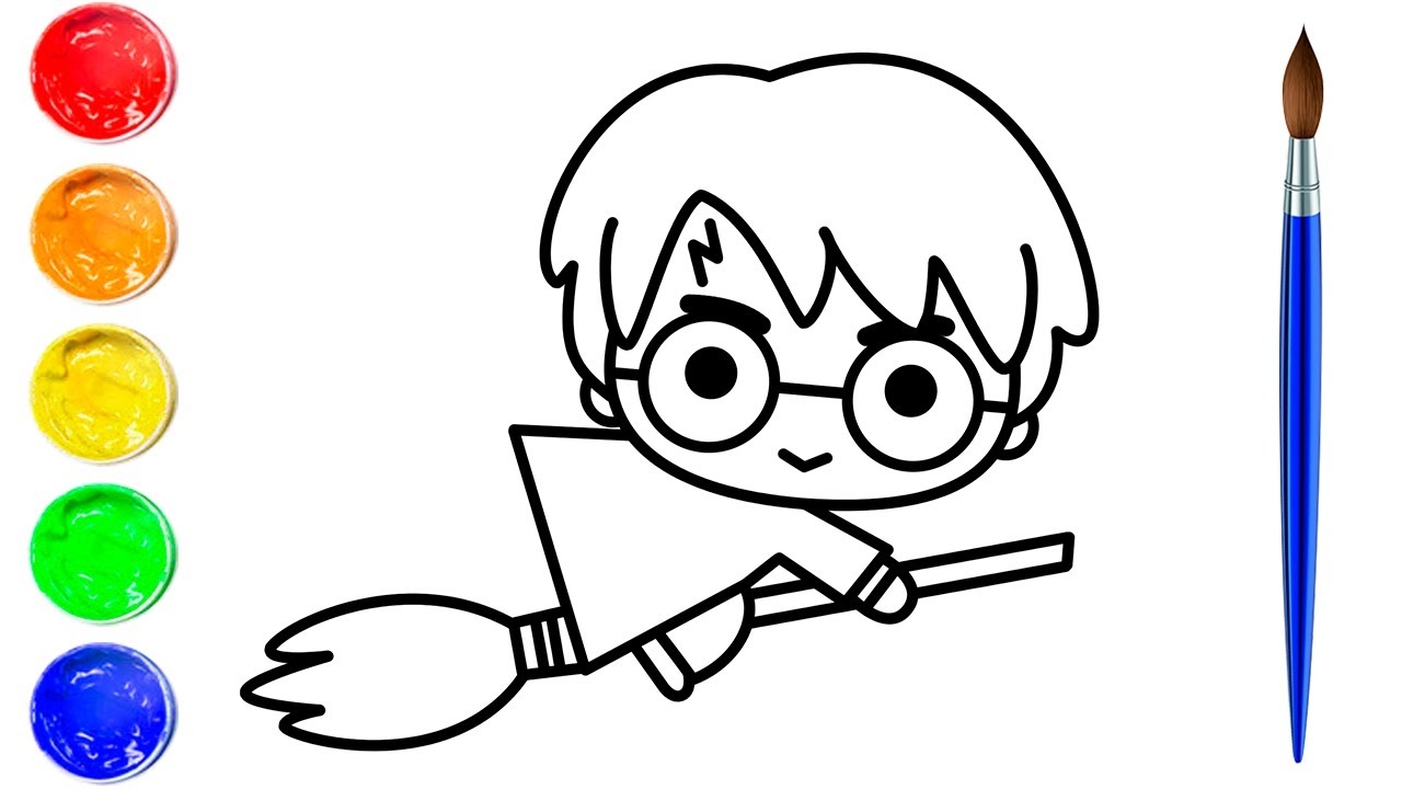harry potter coloring page