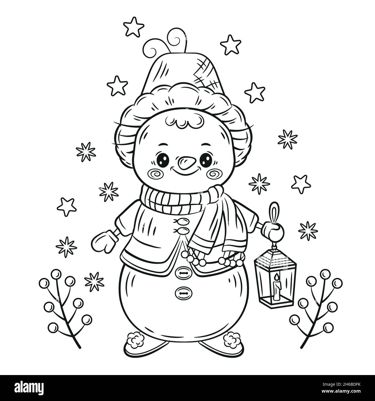 winter holiday coloring pages