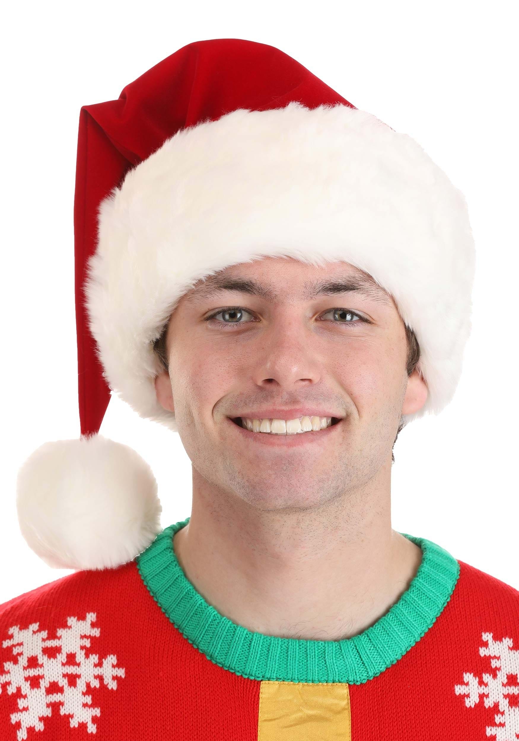 Deluxe Plush Santa Claus Hat Accessory Santa Claus Accessories