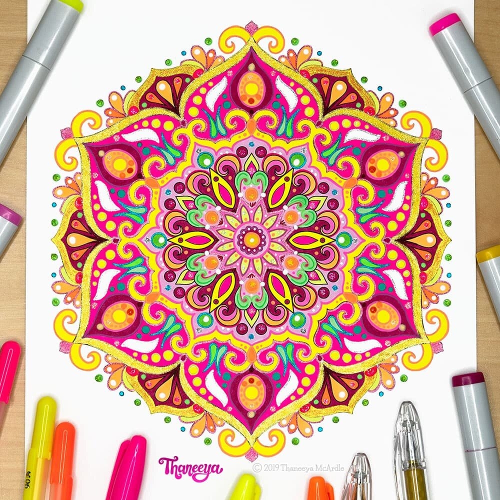 Detailed Mandala Coloring Pages Fun Printable Coloring Pages To Download Print And Color Art Is Fun