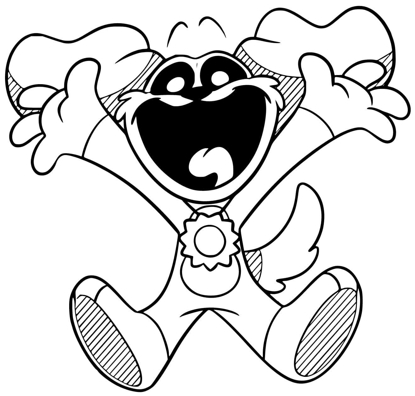 DogDay Smiling Critters Coloring Page Download Print Or Color Online For Free