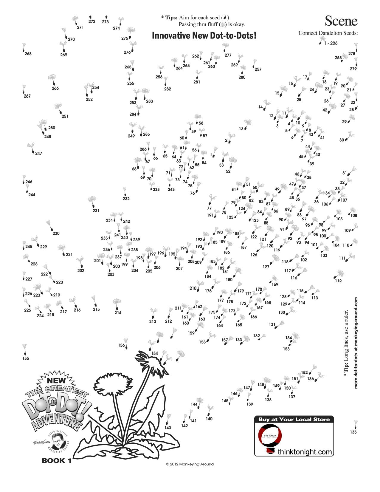 dot to dot worksheets