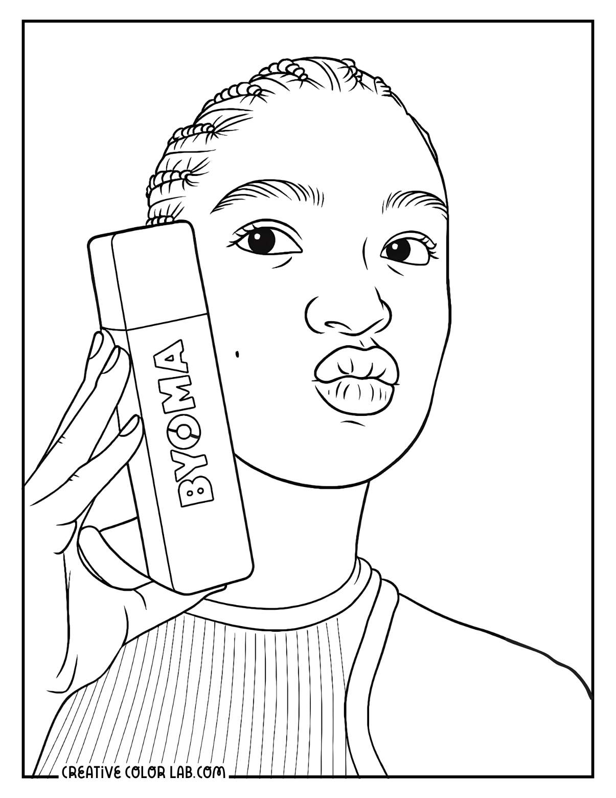 Downloadable Skincare Coloring Pages