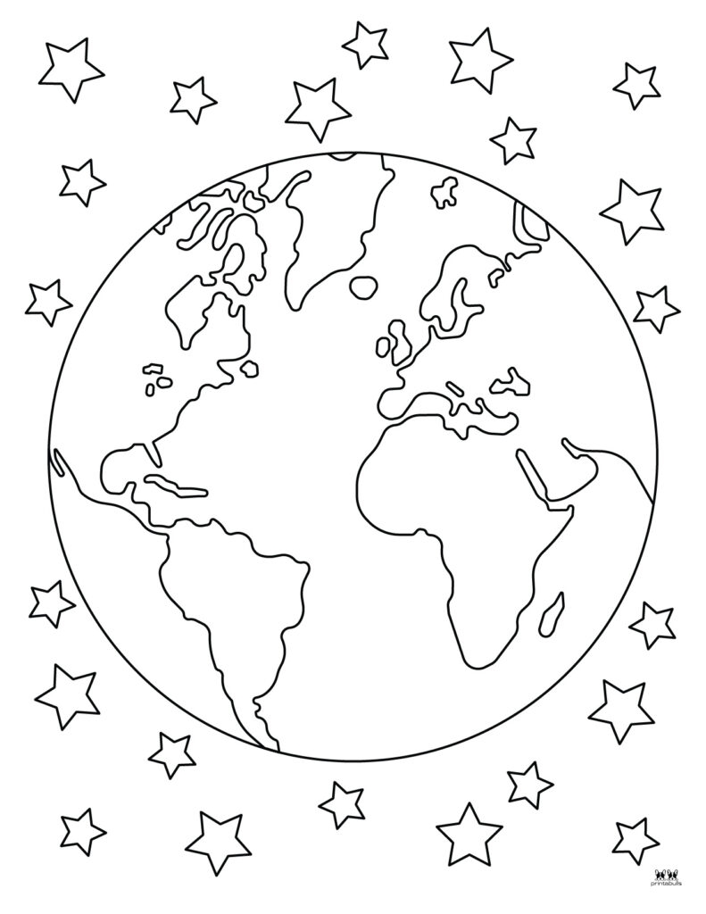 Earth Coloring Pages 25 FREE Pages Printabulls
