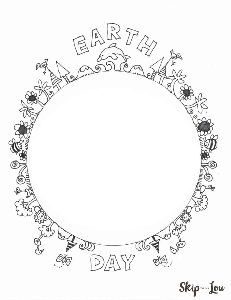 earth day coloring sheets