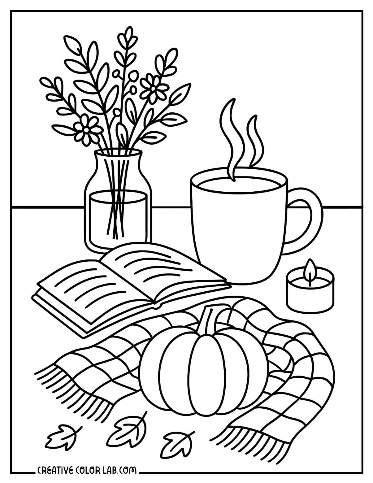 free fall coloring sheets