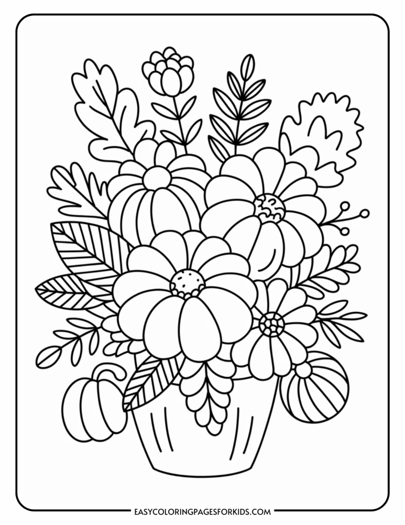 free coloring sheets flowers